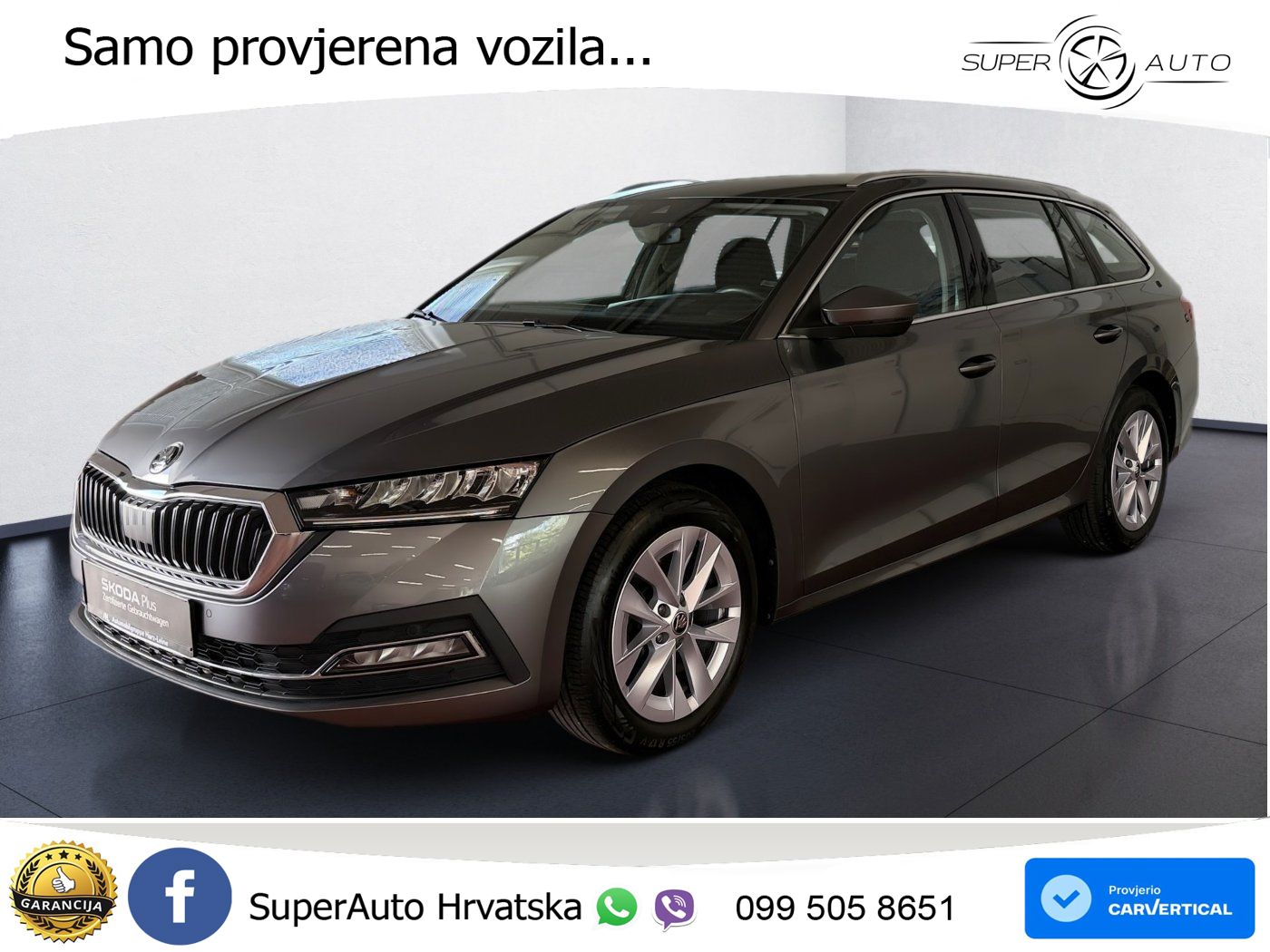 Škoda Octavia Combi 2.0 TDI (150 KS) DSG LED+GR SJED+ACC