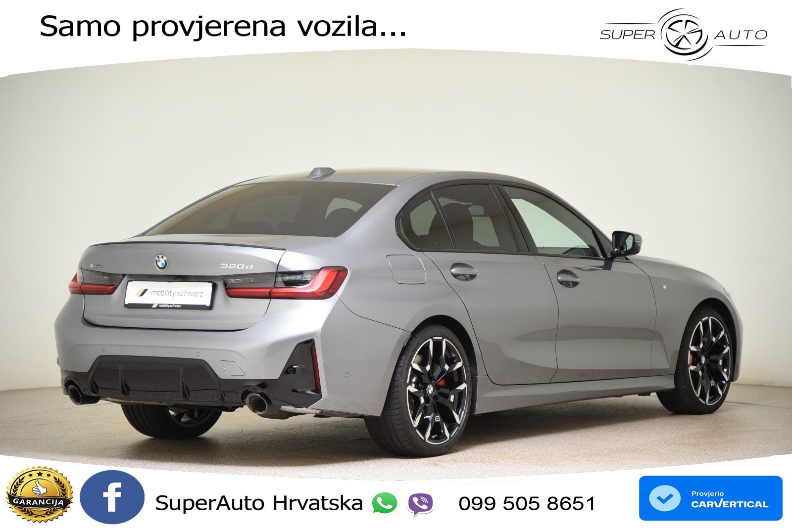 BMW 320d (190 KS) xDrive Steptronic M Sport LED+GR SJED+ACC