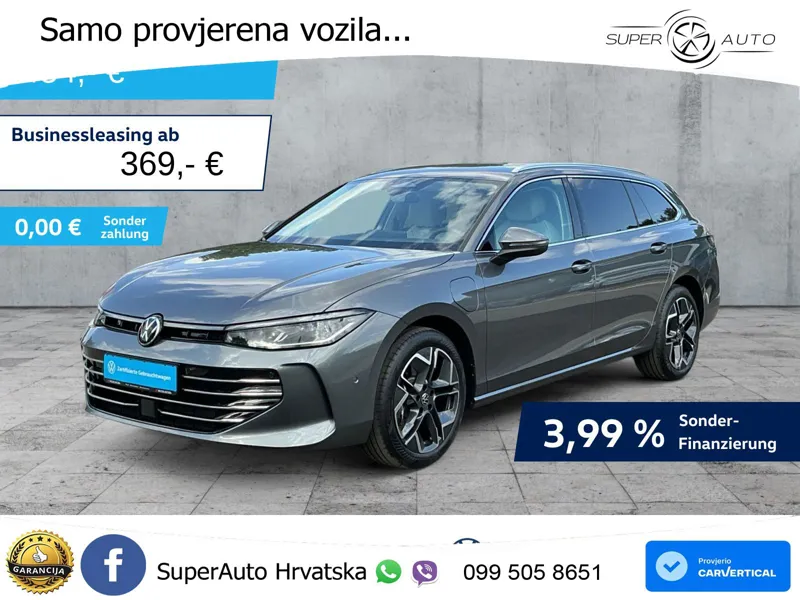 Volkswagen Passat Variant 1.5 TSI (272 KS) eHybrid DSG Elegance MATRIX+GR SJED+KAM
