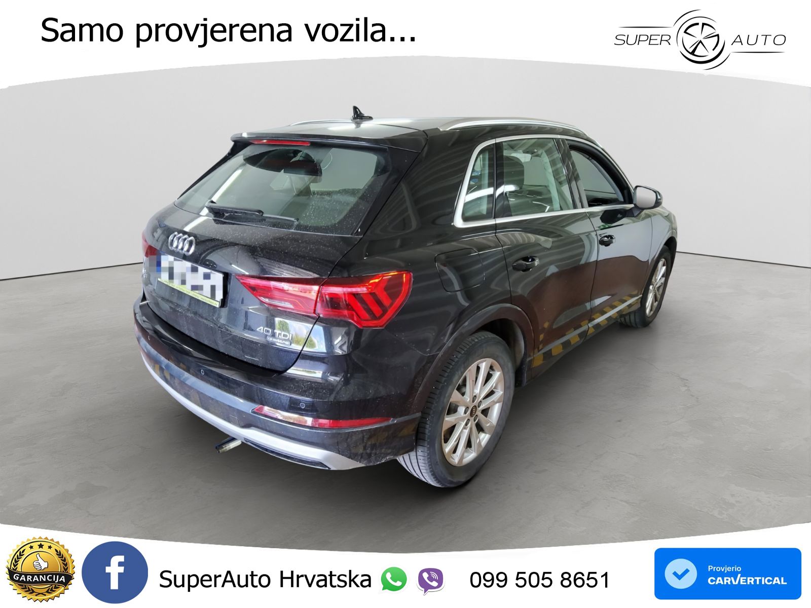 Audi Q3 40 TDI (200 KS) quattro S tronic advanced LED+GR SJED+ACC