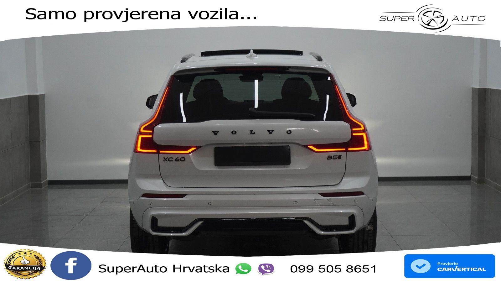 Volvo XC60 B5 Benzin AWD Geartronic ZRAČNI+ACC+GR SJED+KAM+PANO