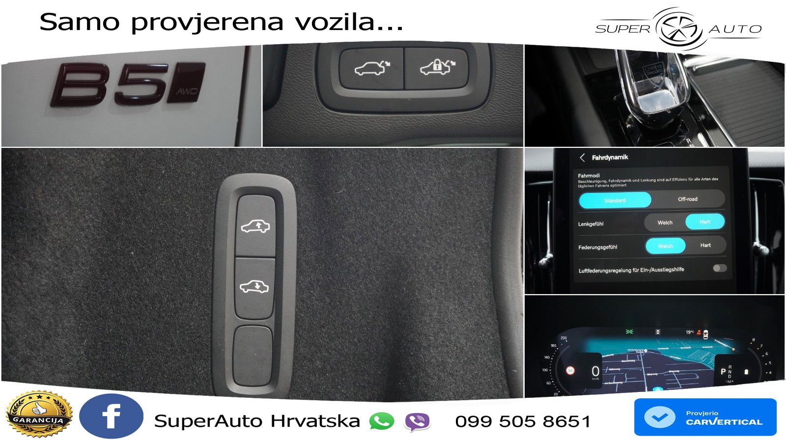 Volvo XC60 B5 Benzin AWD Geartronic ZRAČNI+ACC+GR SJED+KAM+PANO