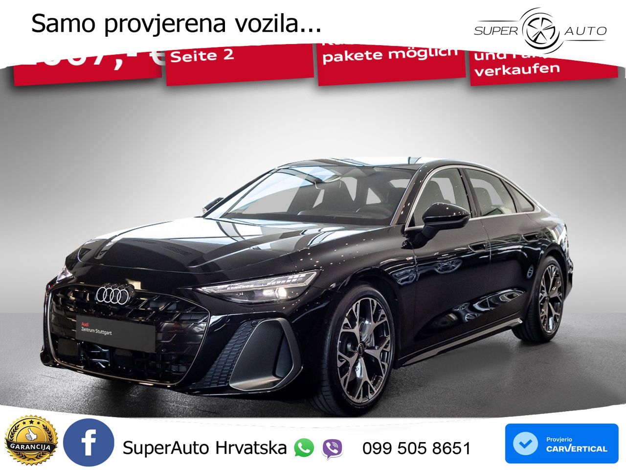 Audi A6 2.0 TDI (204 KS) quattro S tronic S line LED+GR SJED+ACC