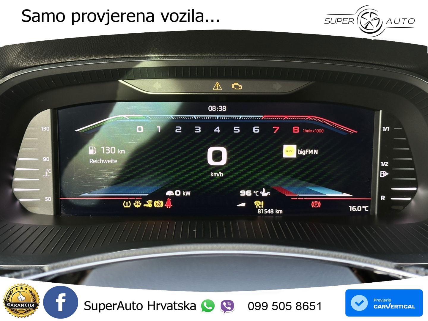 Škoda Octavia Combi RS 2.0 TSI (245 KS) LED+GR SJED+ACC