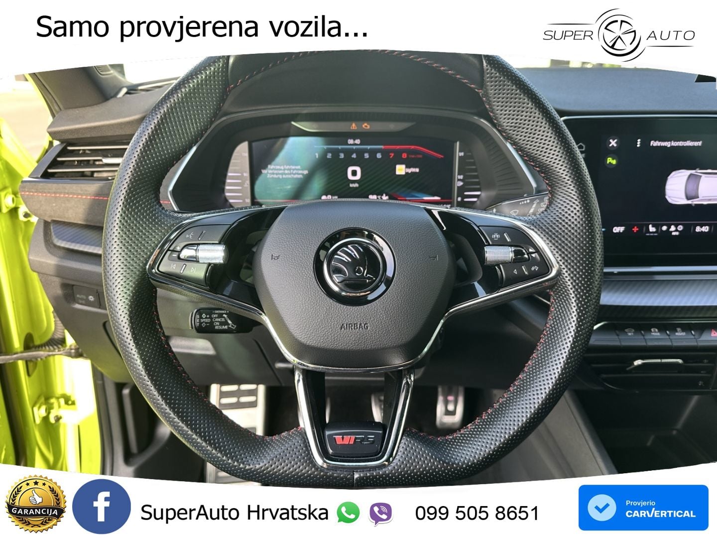Škoda Octavia Combi RS 2.0 TSI (245 KS) LED+GR SJED+ACC