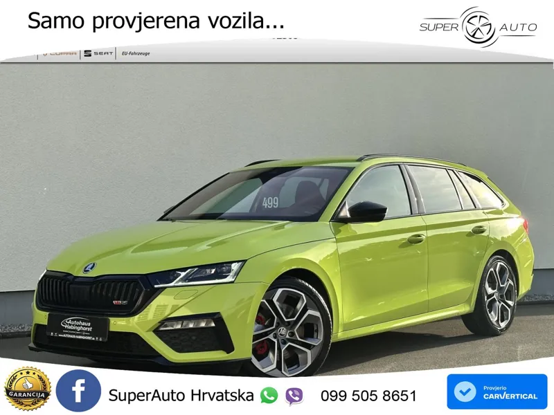 Škoda Octavia Combi RS 2.0 TSI (245 KS) LED+GR SJED+ACC