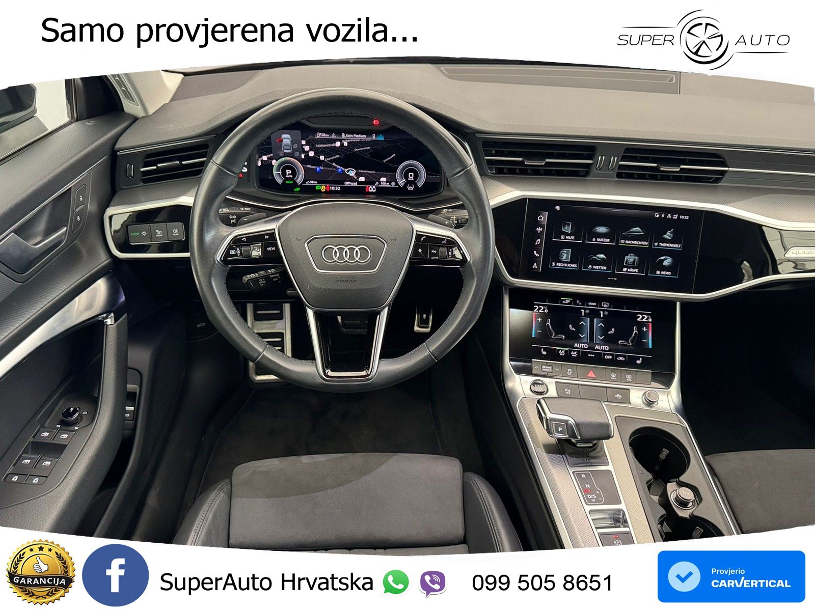 Audi A6 50 TFSIe (299 KS) quattro ultra S tronic LED+GR SJED+ACC
