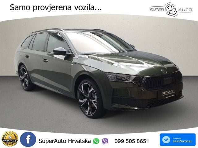 Škoda Octavia Combi 2.0 TSI (204 KS) 4x4 DSG SportLine LED+GR SJED+ACC