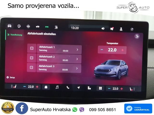 Škoda Octavia Combi 2.0 TSI (204 KS) 4x4 DSG SportLine LED+GR SJED+ACC