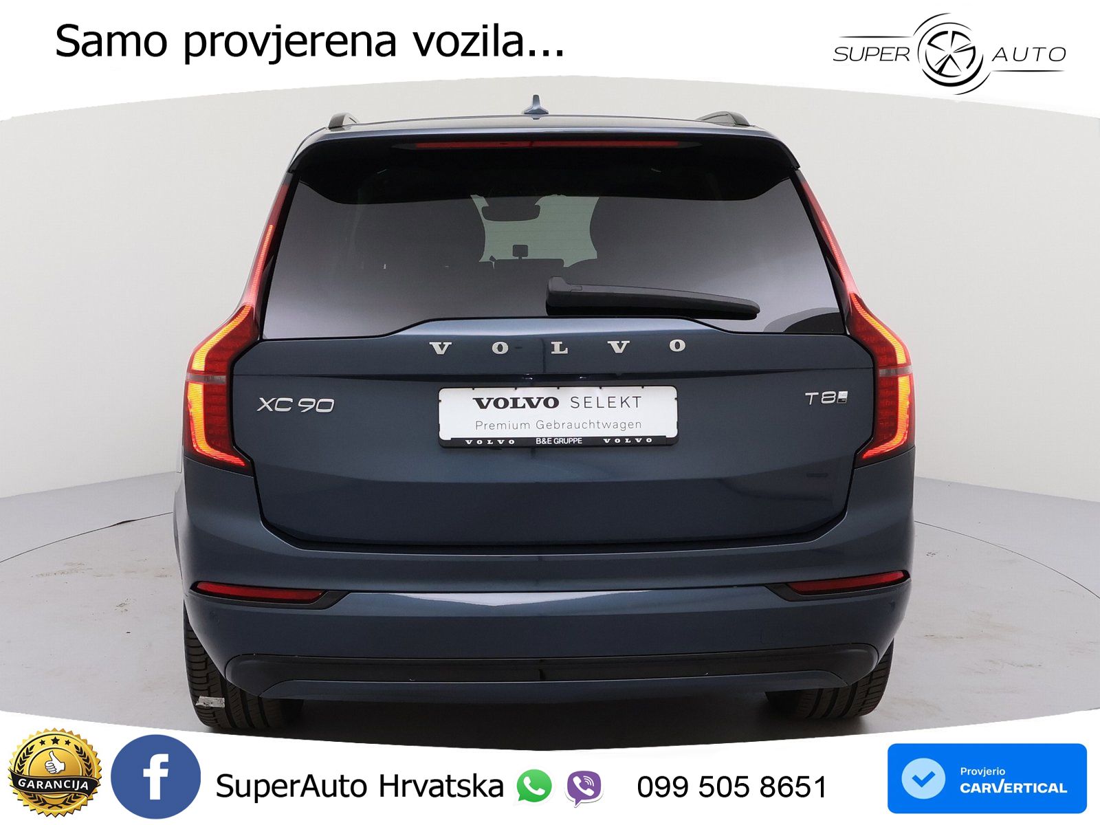 Volvo XC90 2.0 T8 AWD Automatic ACC+HEAD+4xGR SJED+360+PANO