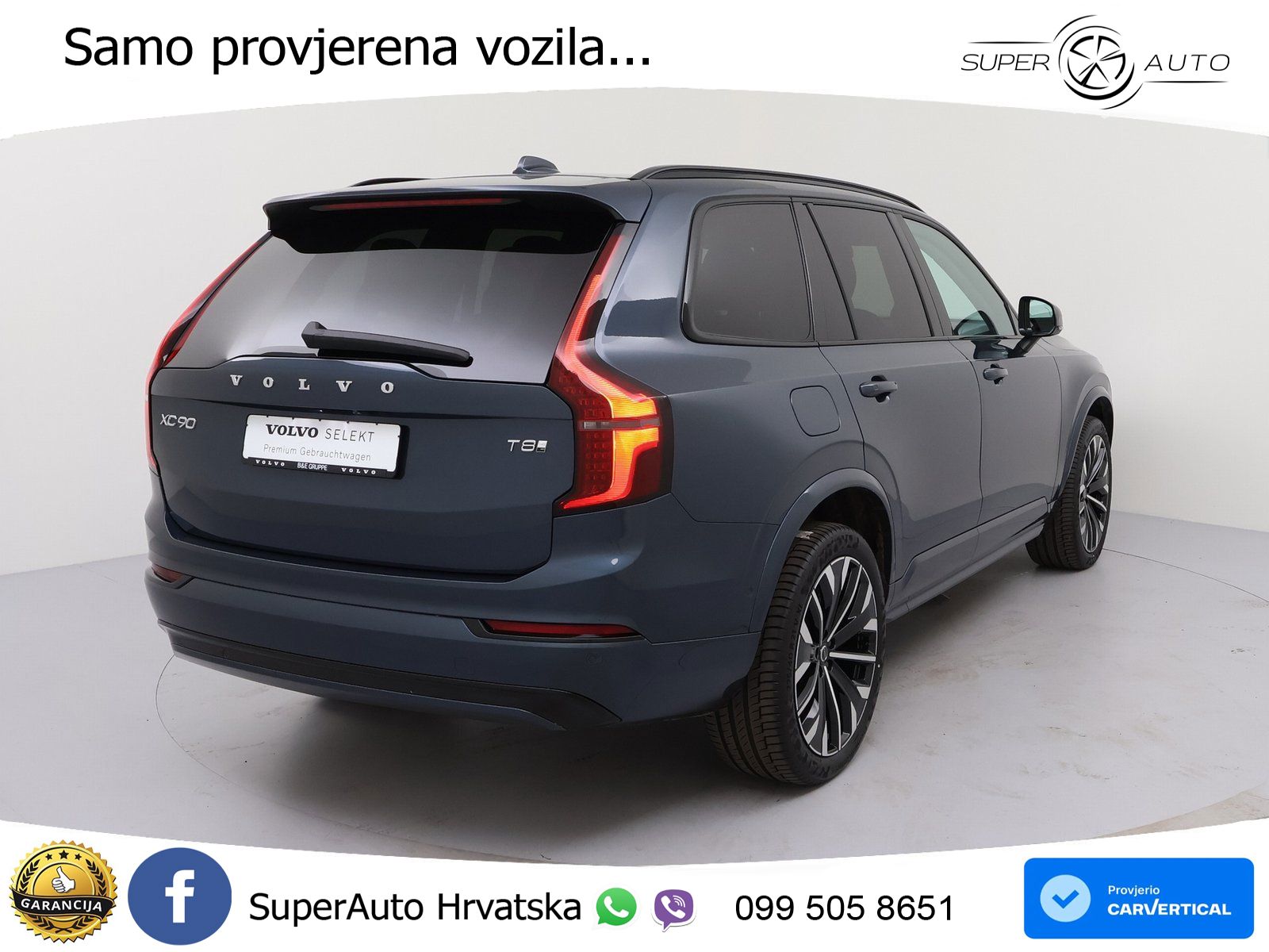 Volvo XC90 2.0 T8 AWD Automatic ACC+HEAD+4xGR SJED+360+PANO