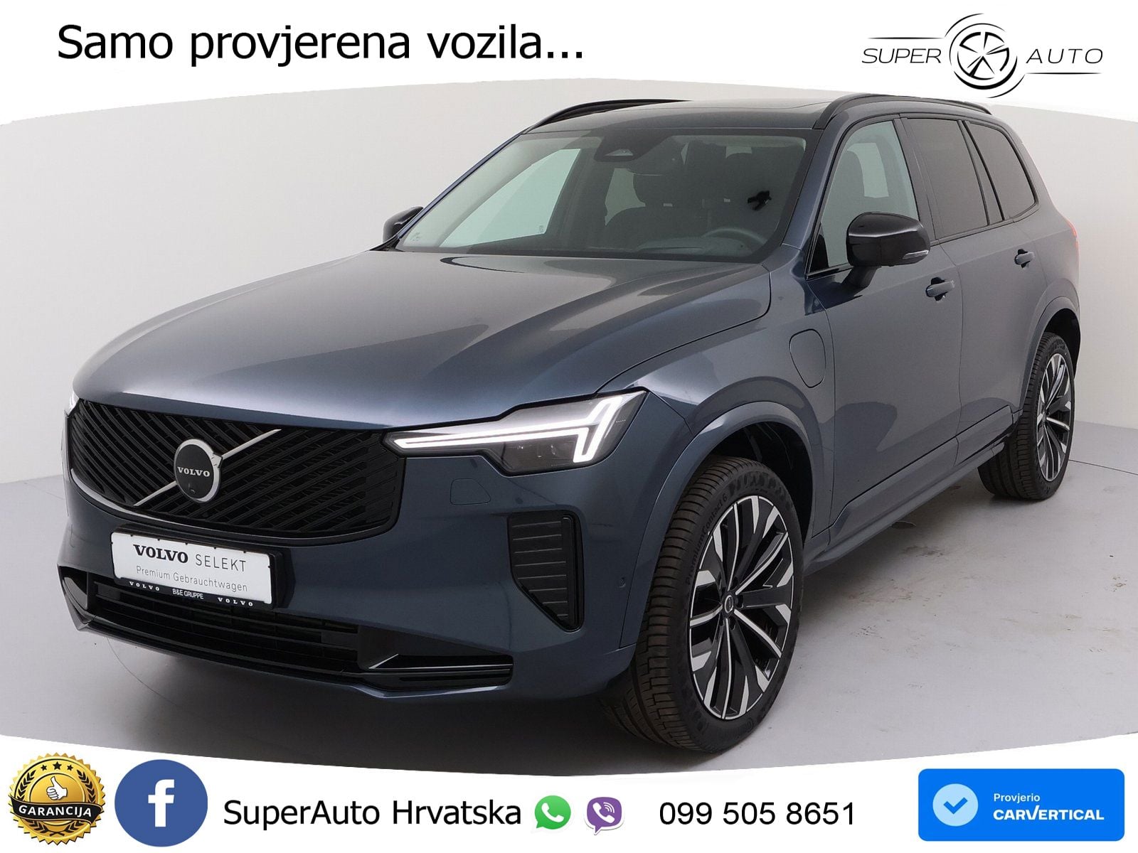 Volvo XC90 2.0 T8 AWD Automatic ACC+HEAD+4xGR SJED+360+PANO