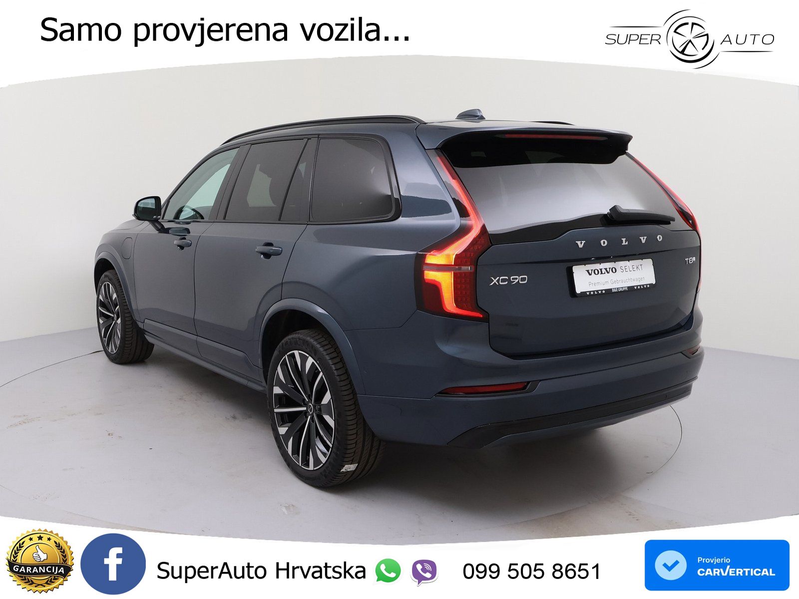 Volvo XC90 2.0 T8 AWD Automatic ACC+HEAD+4xGR SJED+360+PANO