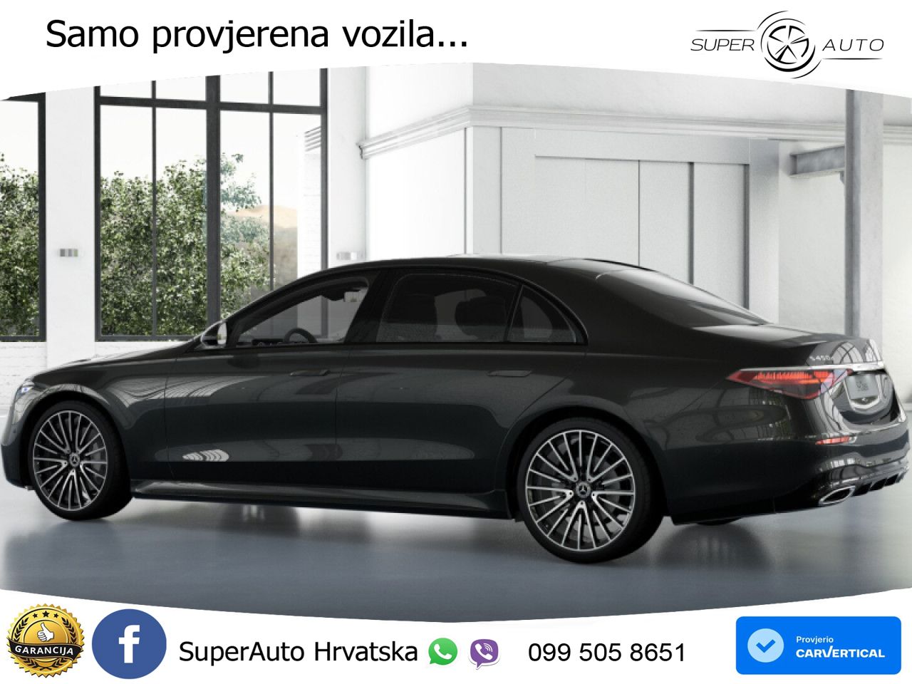 Mercedes S 450d (367 KS) EQ Boost 4MATIC 9G-TRONIC AMG LED+GR SJED+ACC