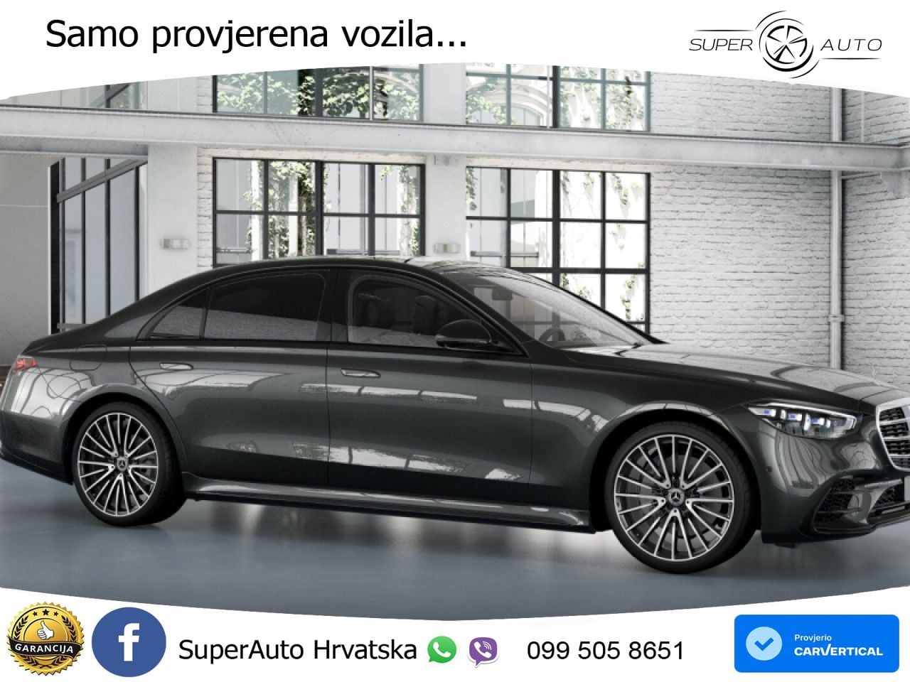 Mercedes S 450d (367 KS) EQ Boost 4MATIC 9G-TRONIC AMG LED+GR SJED+ACC