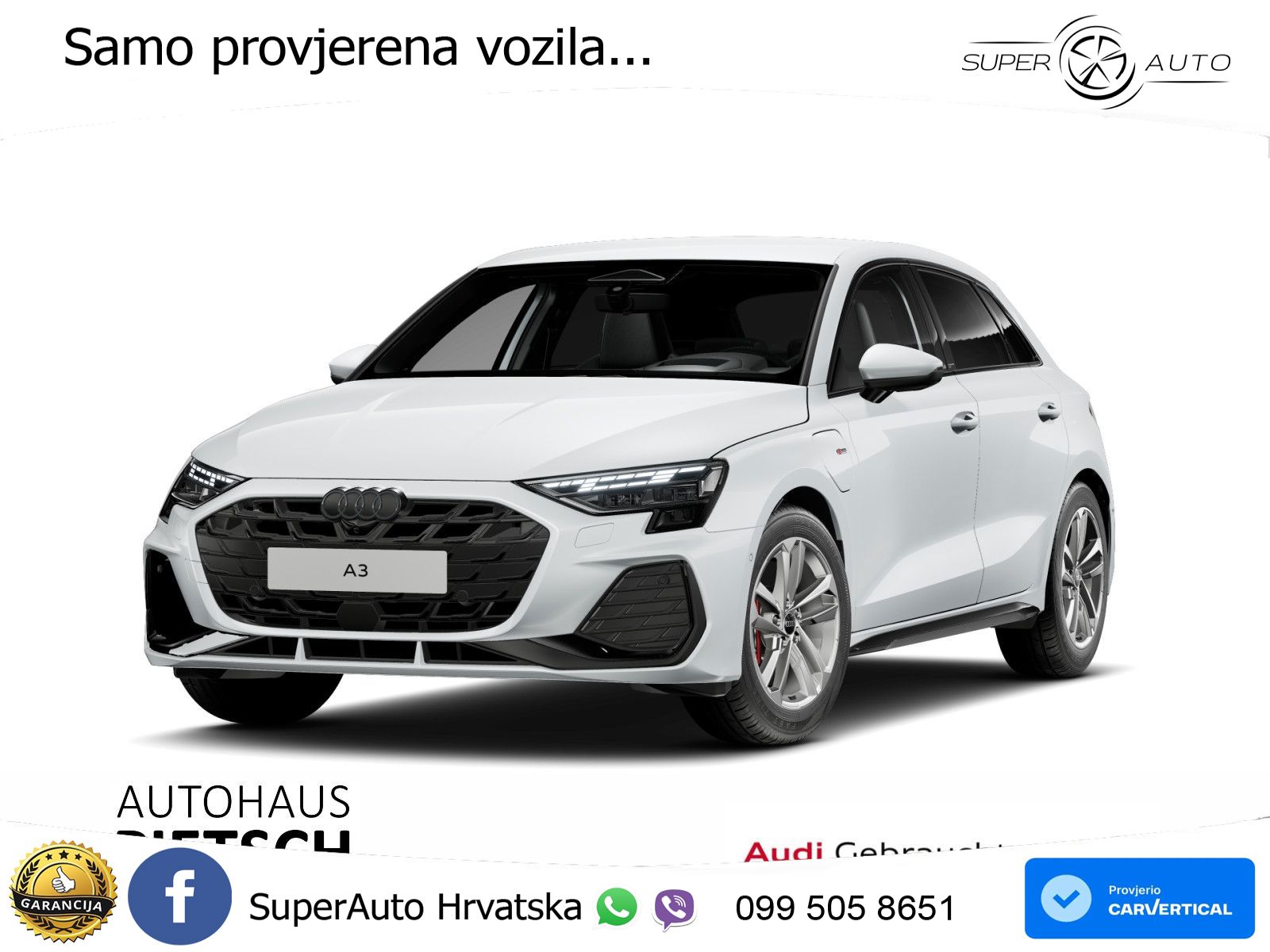 Audi A3 45 TFSIe (272 KS) S tronic S line LED+GR SJED+ACC