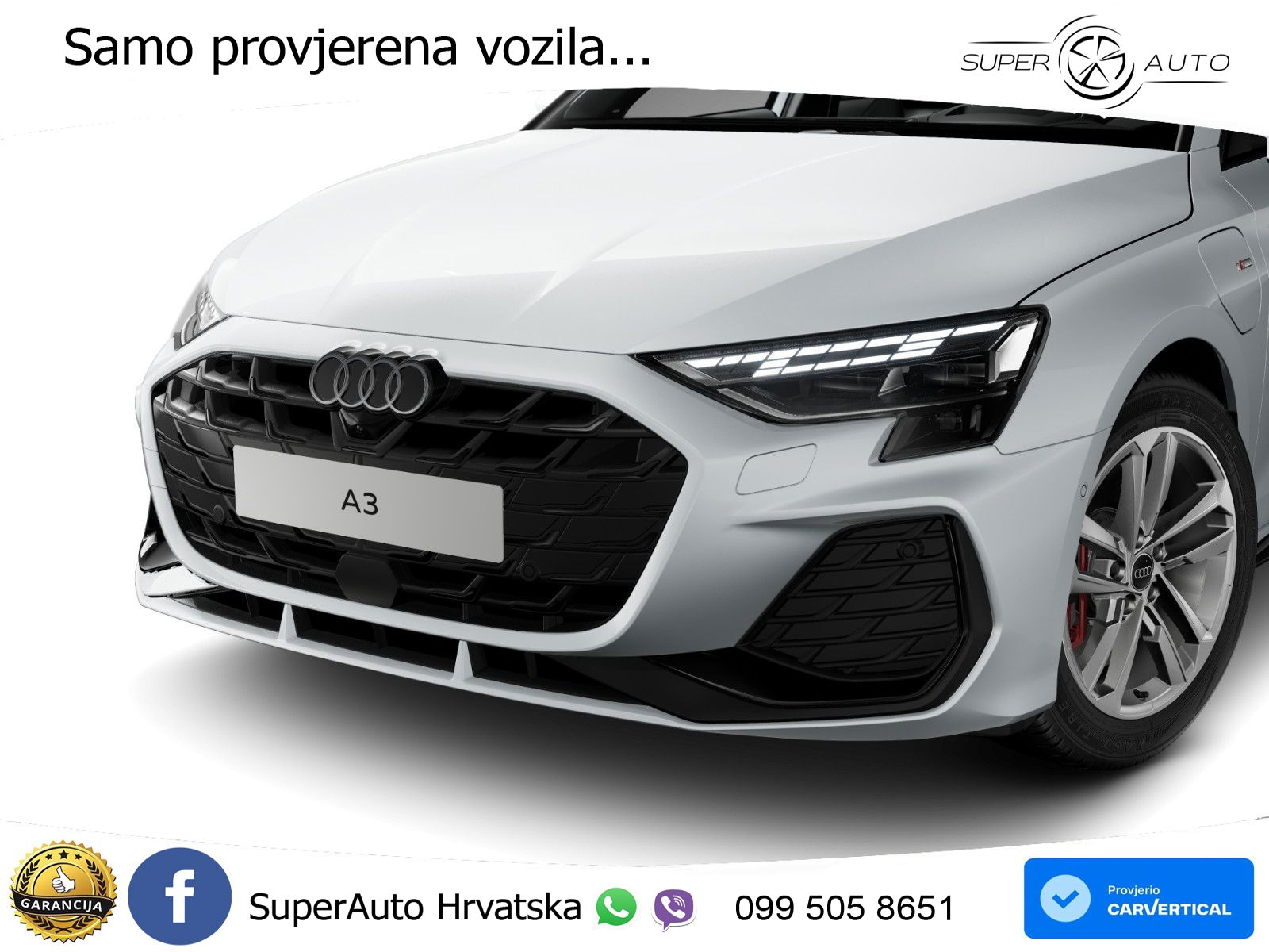 Audi A3 45 TFSIe (272 KS) S tronic S line LED+GR SJED+ACC