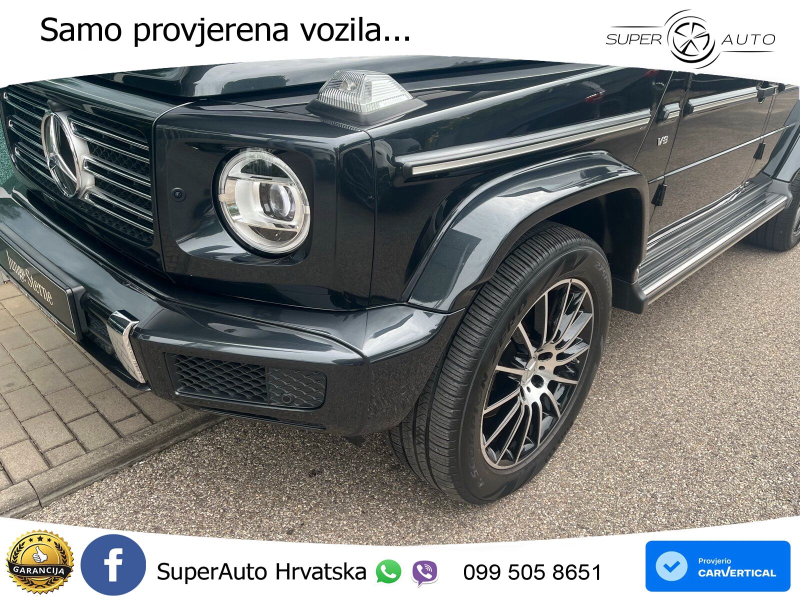Mercedes G 500 Long V8 (422 KS) 4MATIC 9G-TRONIC Superior LED+GR SJED+ACC