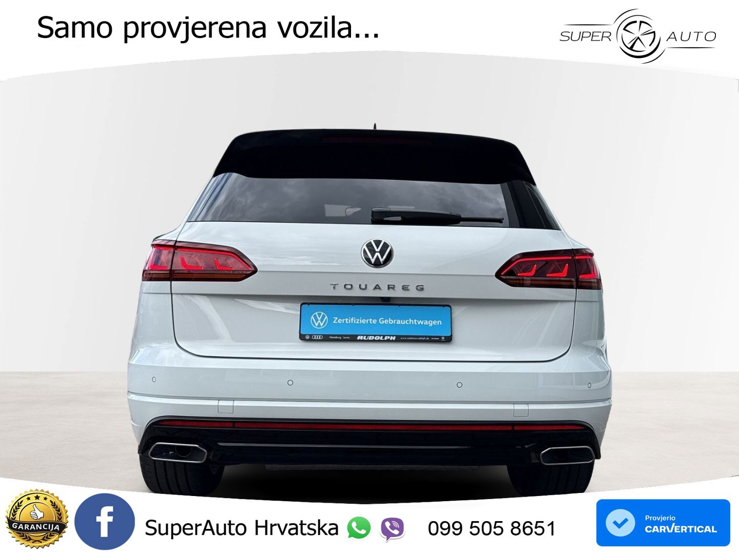 Volkswagen Touareg 3.0 V6 TDI (286 KS) 4MOTION Tiptronic R-Line ZRAČNI+ACC+GR SJED+KAM+PANO