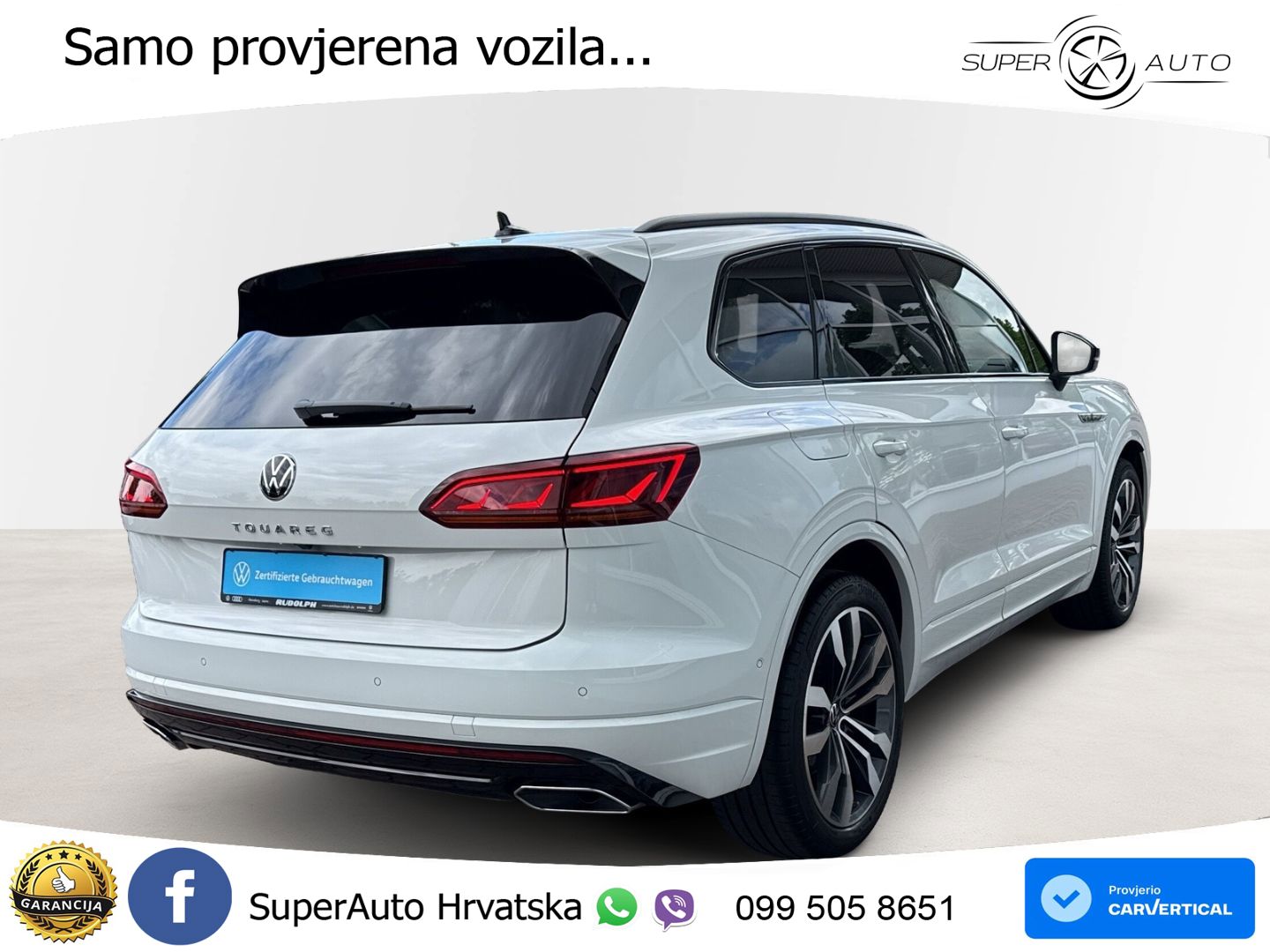 Volkswagen Touareg 3.0 V6 TDI (286 KS) 4MOTION Tiptronic R-Line ZRAČNI+ACC+GR SJED+KAM+PANO