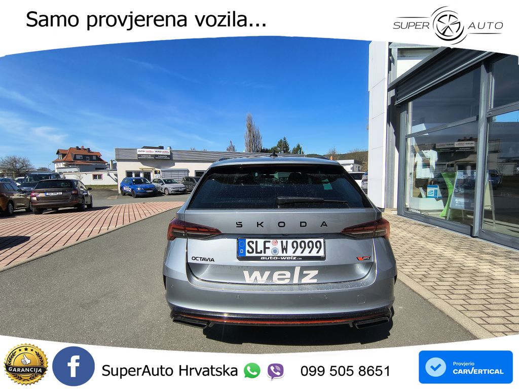 Škoda Octavia Combi RS 2.0 TSI (265 KS) DSG MATRIX+GR SJED+KAM