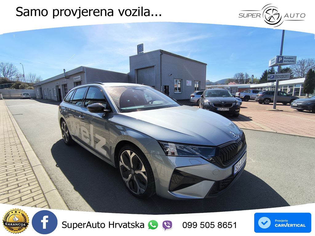 Škoda Octavia Combi RS 2.0 TSI (265 KS) DSG MATRIX+GR SJED+KAM