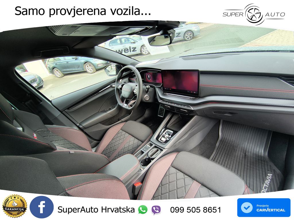 Škoda Octavia Combi RS 2.0 TSI (265 KS) DSG MATRIX+GR SJED+KAM
