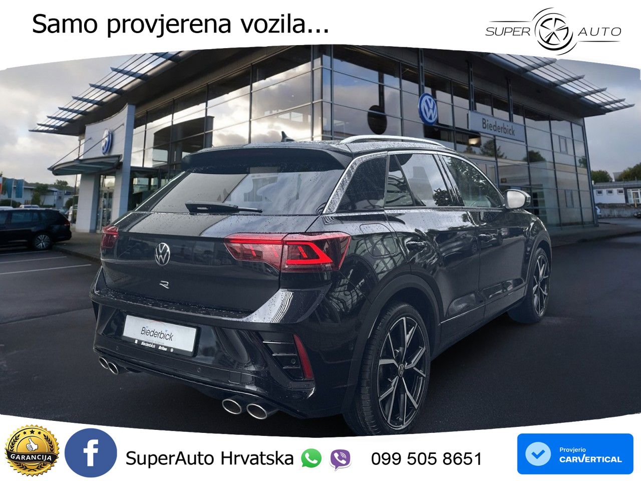 Volkswagen T-Roc I R 2.0 TSI (300 KS) OPF 4M DSG LED+GR SJED+ACC