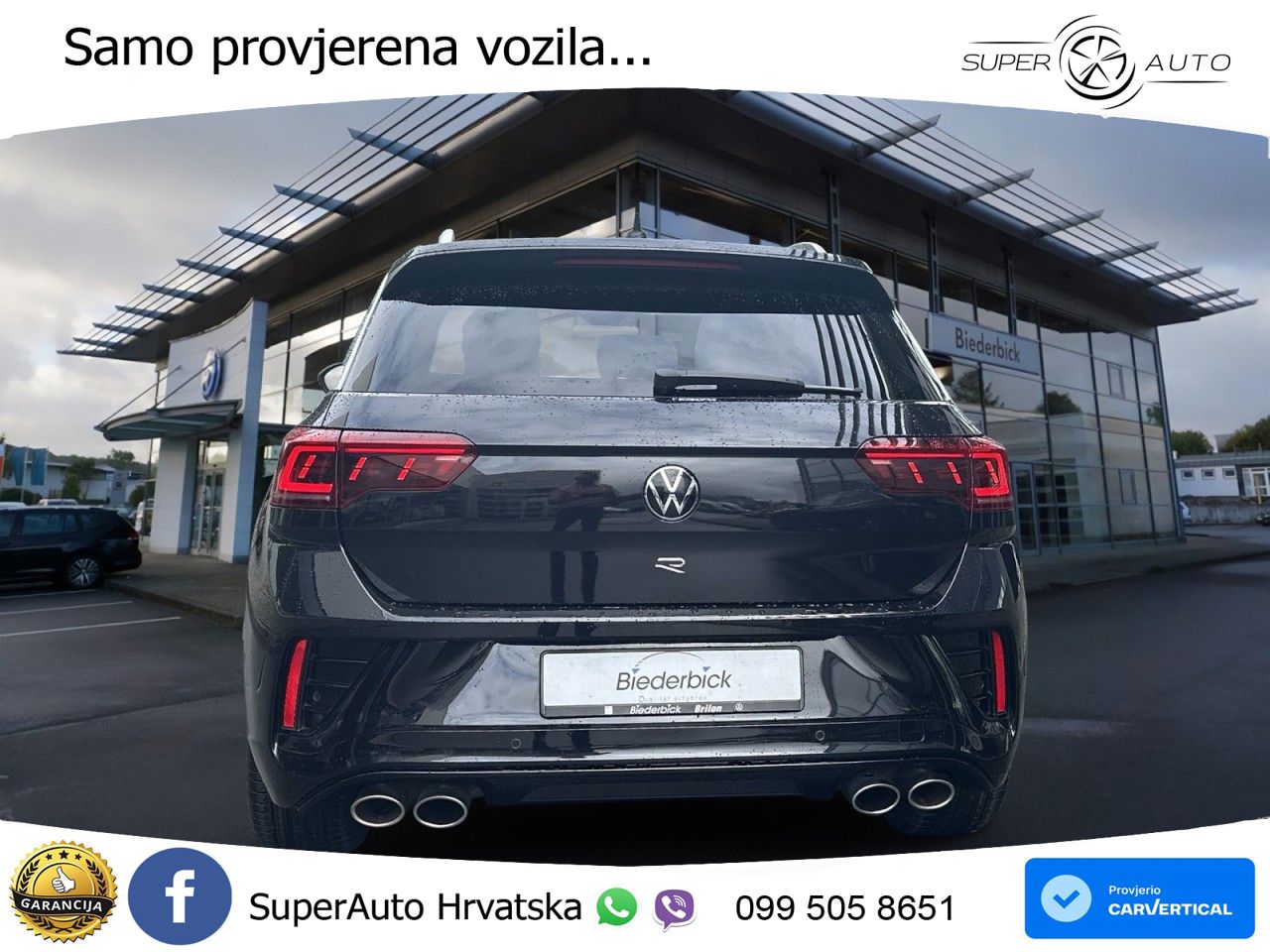 Volkswagen T-Roc I R 2.0 TSI (300 KS) OPF 4M DSG LED+GR SJED+ACC