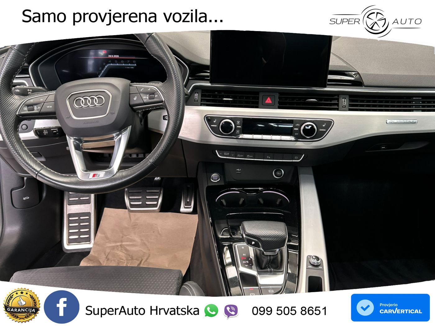 Audi A5 Sportback  40 TFSI (204 KS) quattro S tronic S line LED+GR SJED+ACC
