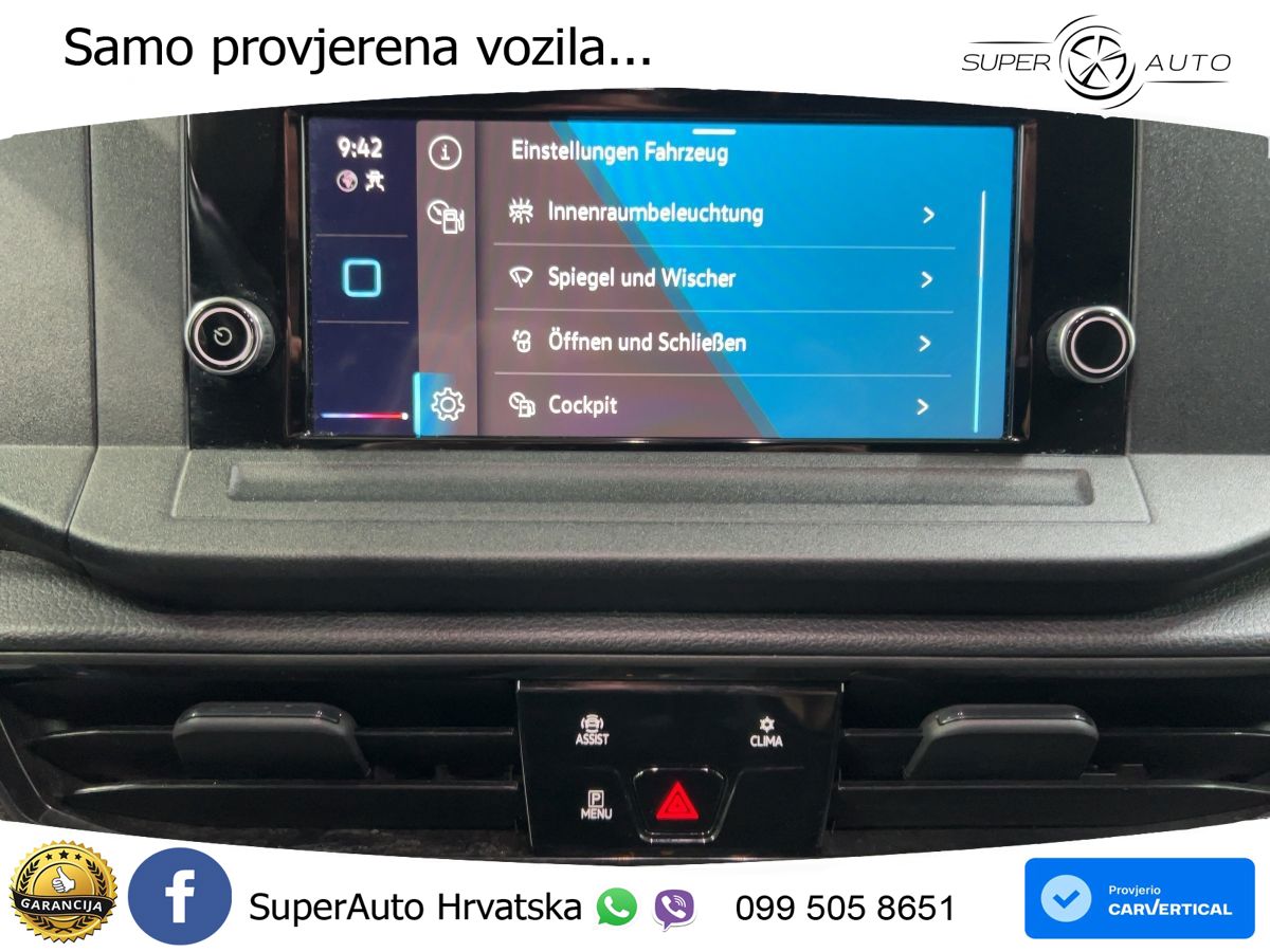 Volkswagen Caddy CARGO TSI DSG NAVI-APP+PDC+KLIMA+KOMFORTPA 114 KS