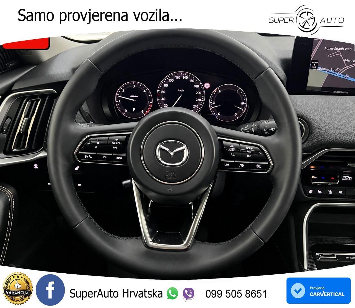 Mazda CX-60 3.3 e-Skyactiv D (254 KS) AWD Automatic LED+GR SJED+ACC