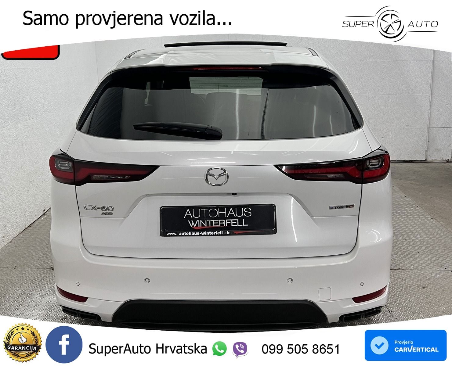 Mazda CX-60 3.3 e-Skyactiv D (254 KS) AWD Automatic LED+GR SJED+ACC