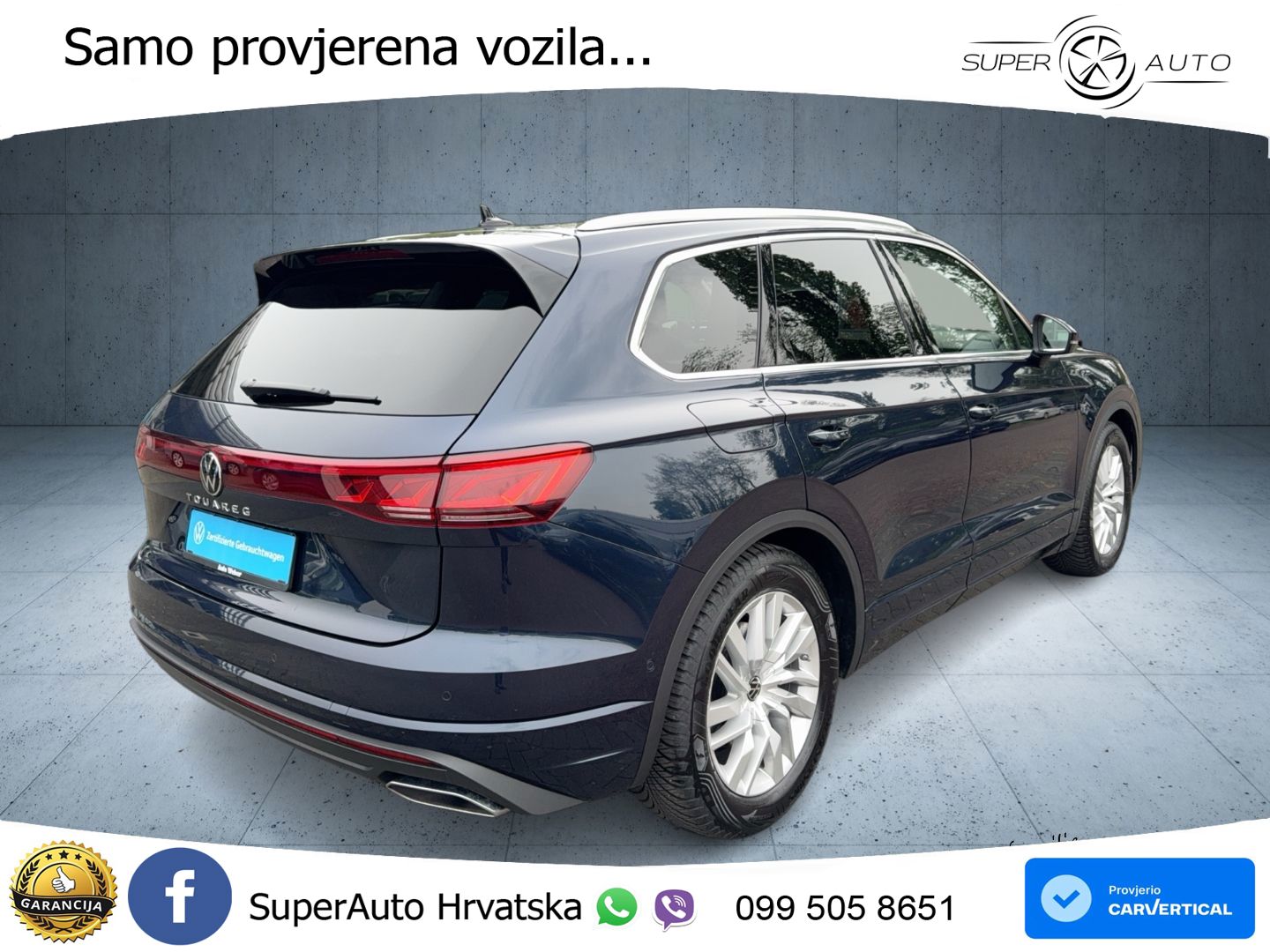 Volkswagen Touareg 3.0 V6 TDI (231 KS) 4MOTION Tiptronic ZRAČNI+ACC+GR SJED+KAM