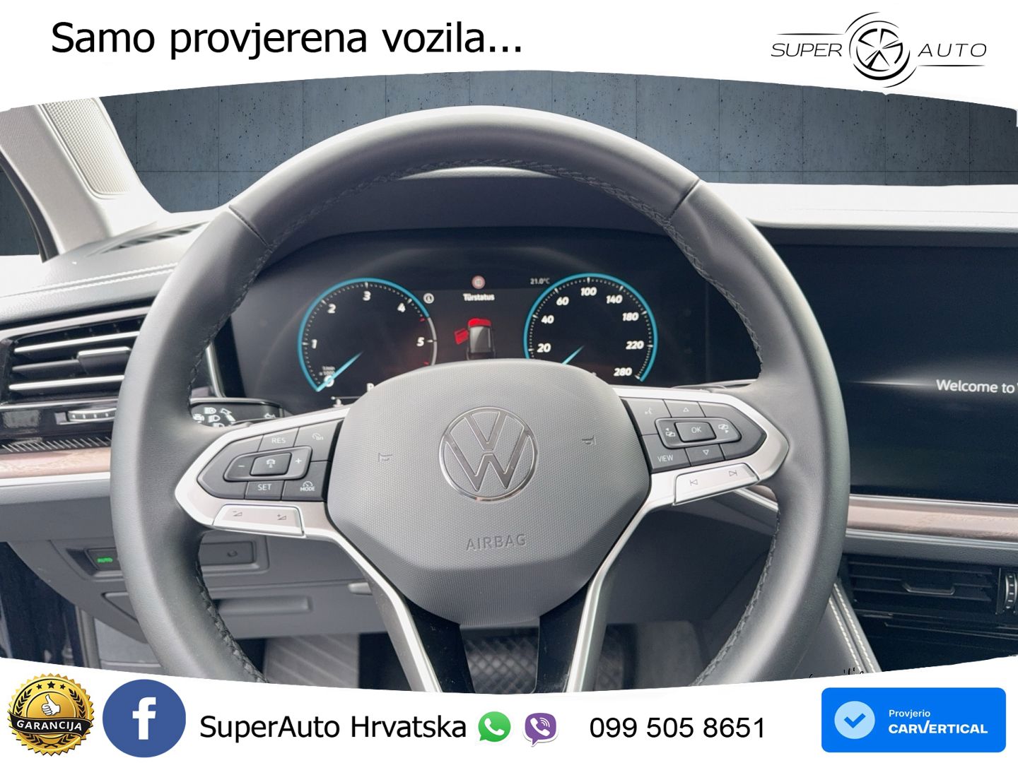 Volkswagen Touareg 3.0 V6 TDI (231 KS) 4MOTION Tiptronic ZRAČNI+ACC+GR SJED+KAM