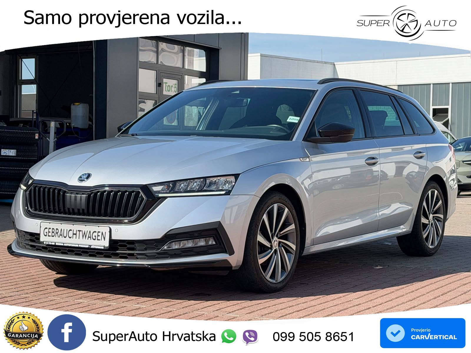 Škoda Octavia Combi 2.0 TDI (150 KS) DSG SportLine