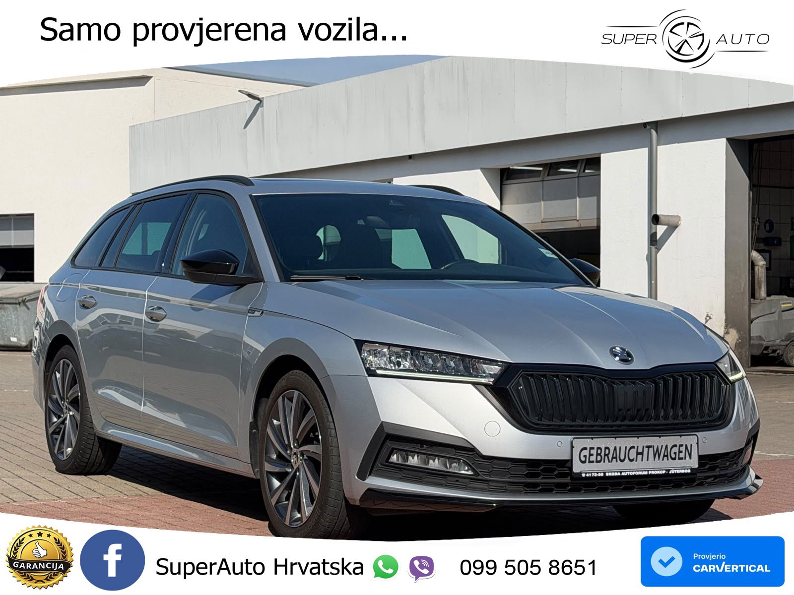 Škoda Octavia Combi 2.0 TDI (150 KS) DSG SportLine