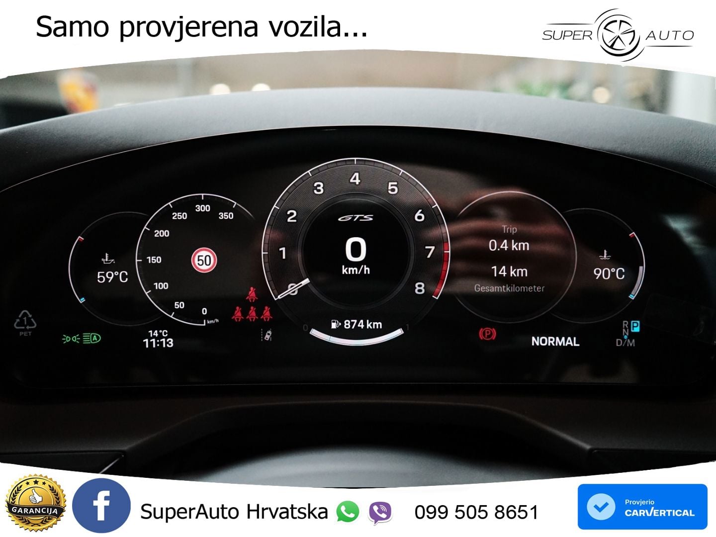 Porsche Panamera GTS 4.0 V8 (500 KS) PDK LED+GR SJED+ACC