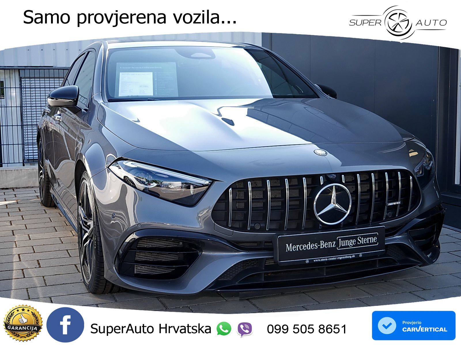 Mercedes-Benz AMG A 45 S 4MATIC+ AMG SPEEDSHIFT DCT 8G MATRIX+GR SJED+KAM