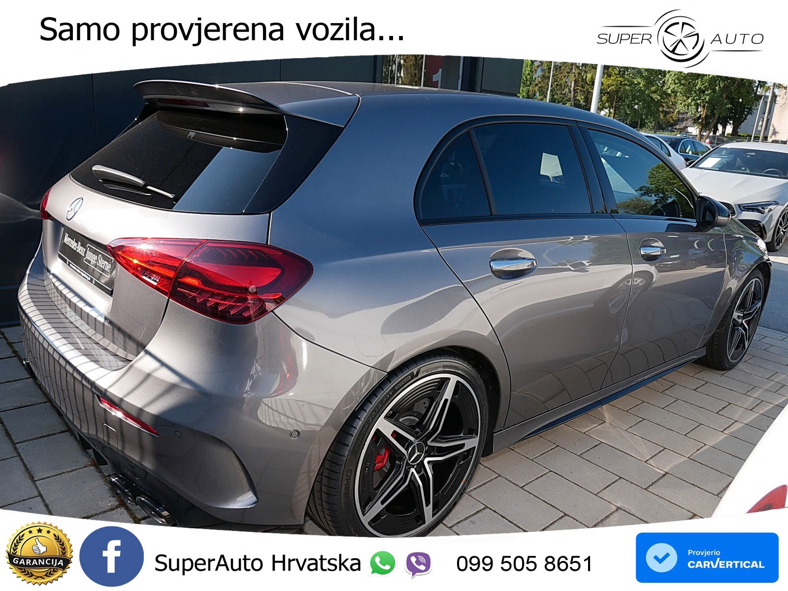 Mercedes-Benz AMG A 45 S 4MATIC+ AMG SPEEDSHIFT DCT 8G MATRIX+GR SJED+KAM