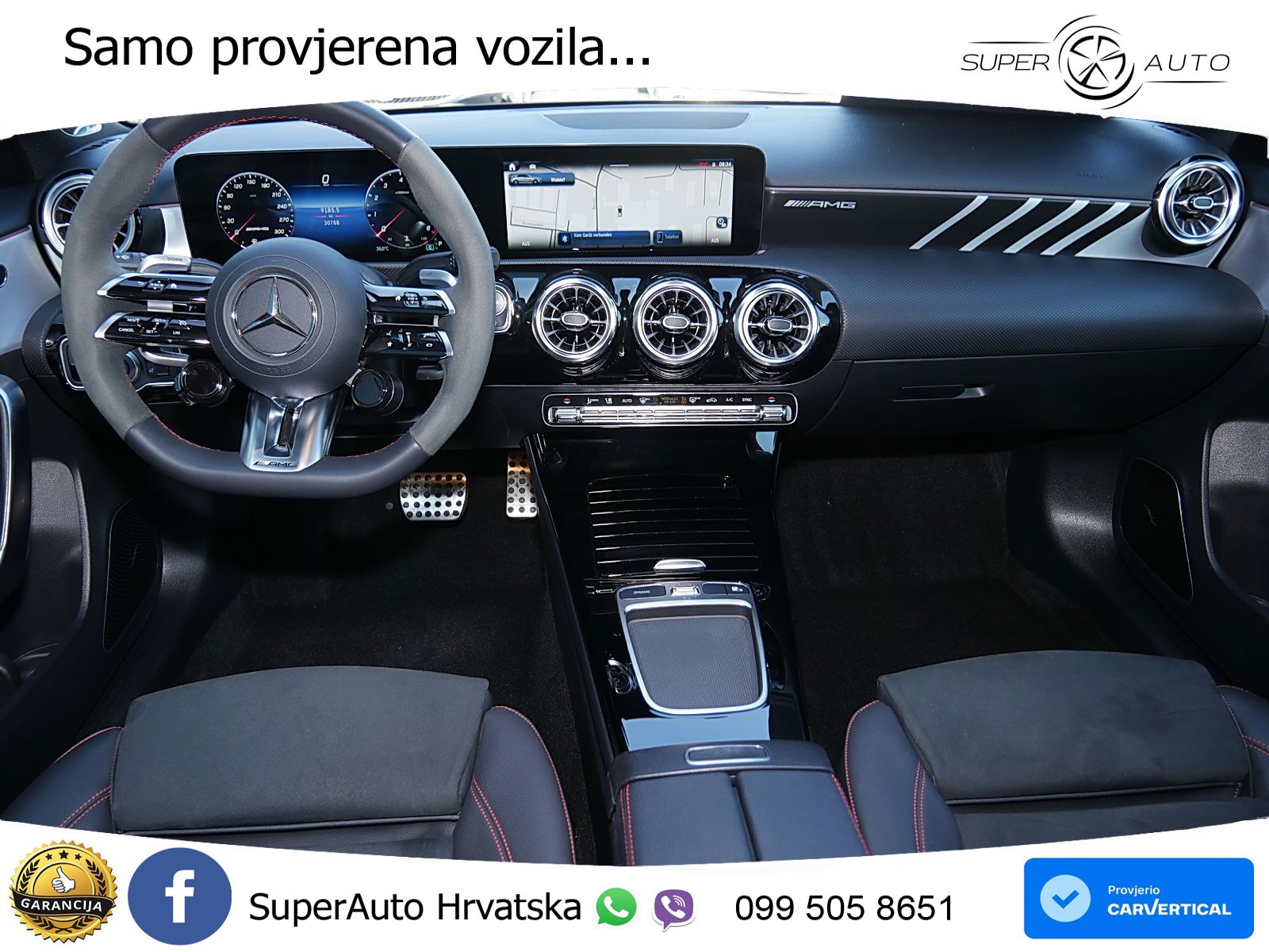 Mercedes-Benz AMG A 45 S 4MATIC+ AMG SPEEDSHIFT DCT 8G MATRIX+GR SJED+KAM