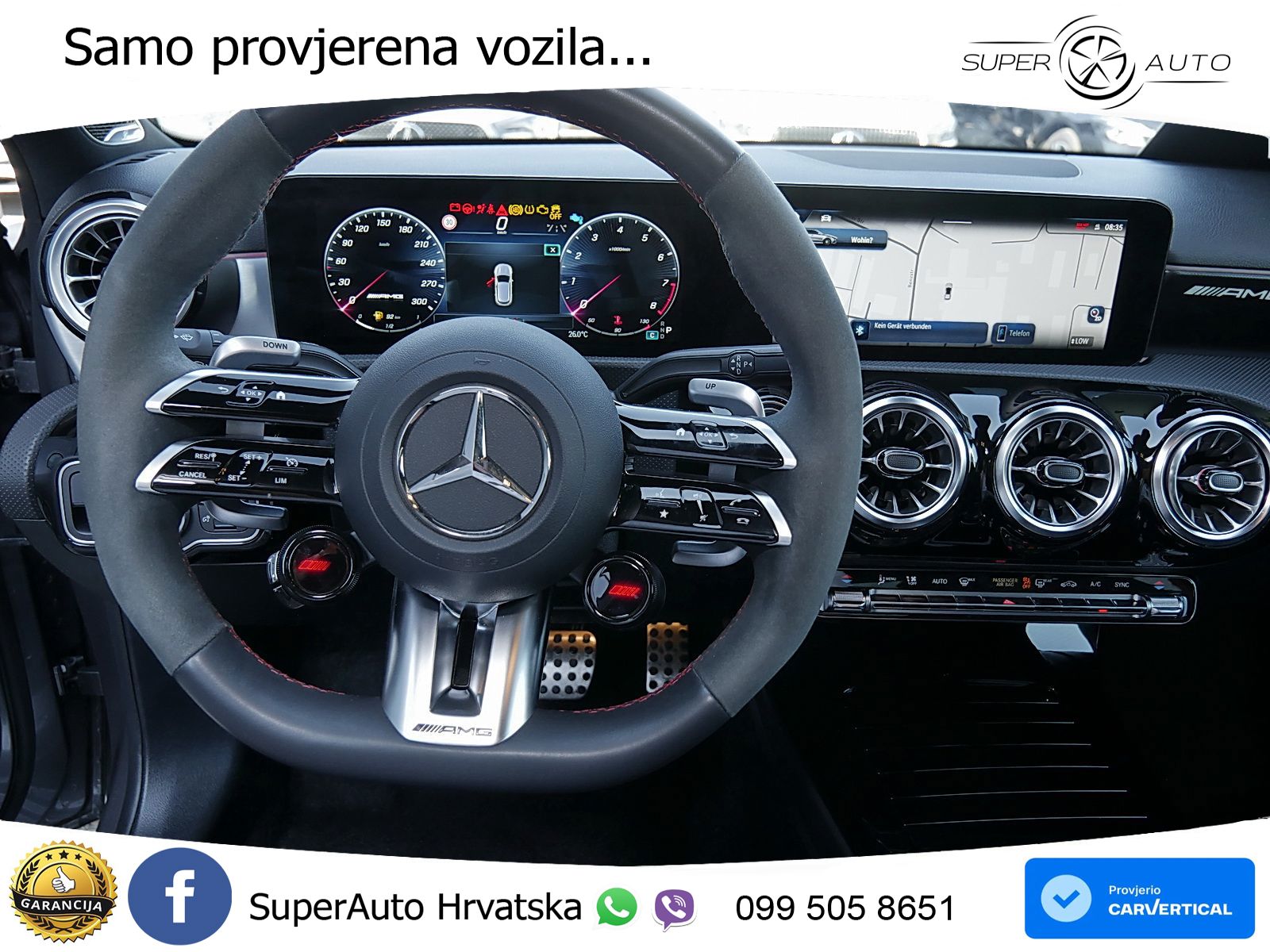 Mercedes-Benz AMG A 45 S 4MATIC+ AMG SPEEDSHIFT DCT 8G MATRIX+GR SJED+KAM