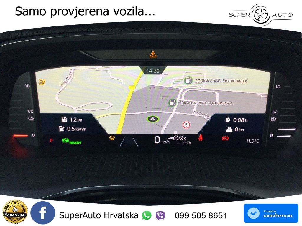 Škoda Octavia Combi iV 1.4 TSI (204 KS) DSG LED+GR SJED+ACC