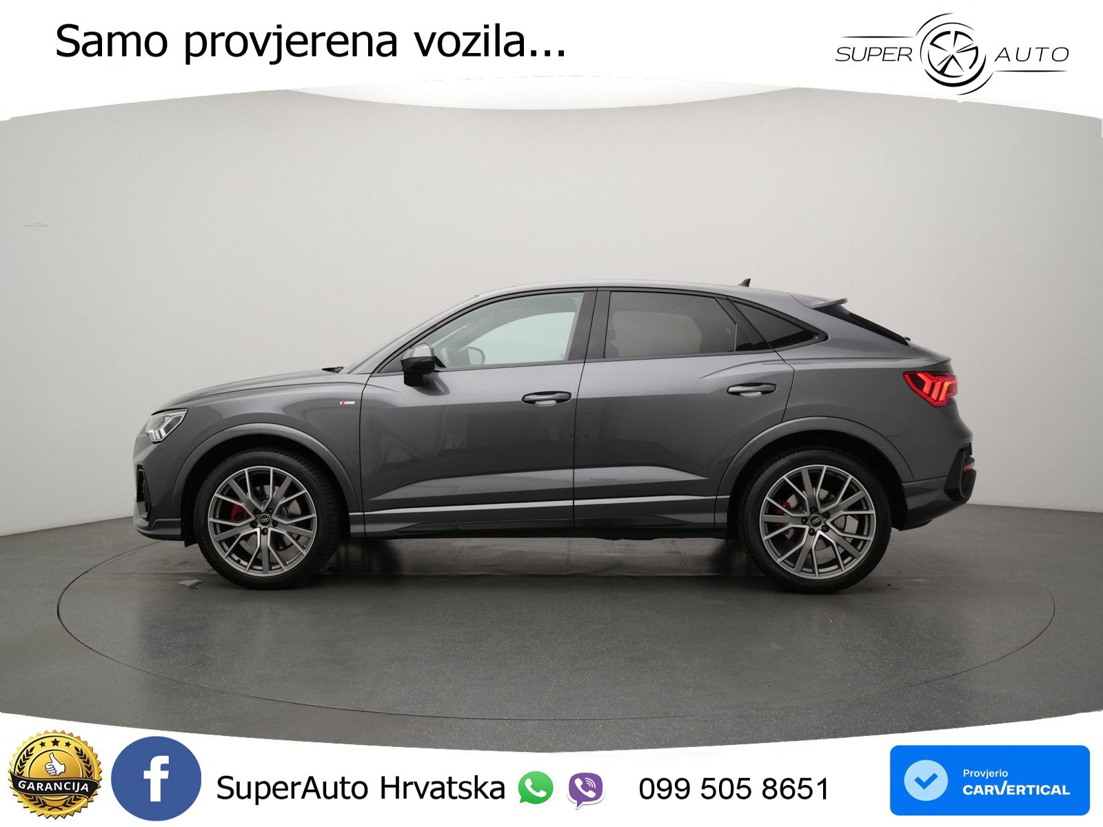Audi Q3 Sportback 40 TDI (200 KS) quattro S tronic S line LED+GR SJED+ACC