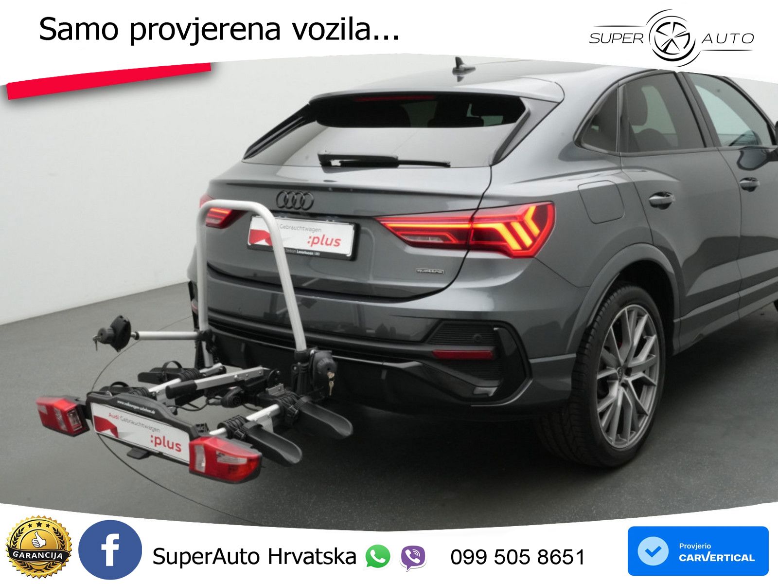 Audi Q3 Sportback 40 TDI (200 KS) quattro S tronic S line LED+GR SJED+ACC