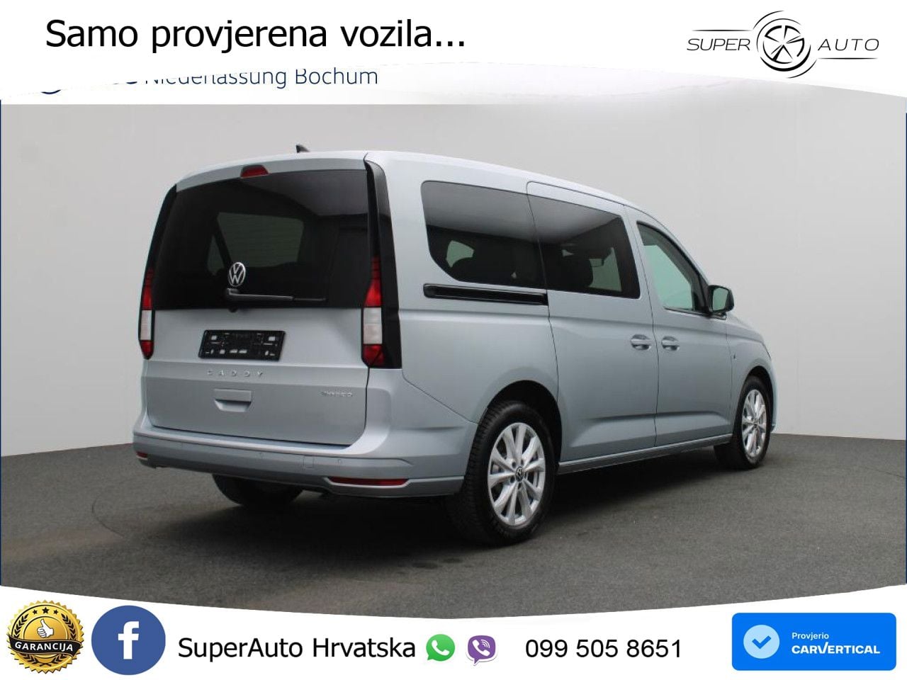 Volkswagen Caddy Maxi Life Navi PDC Kamera Sitzhzg. 5 Jahre 116 KS