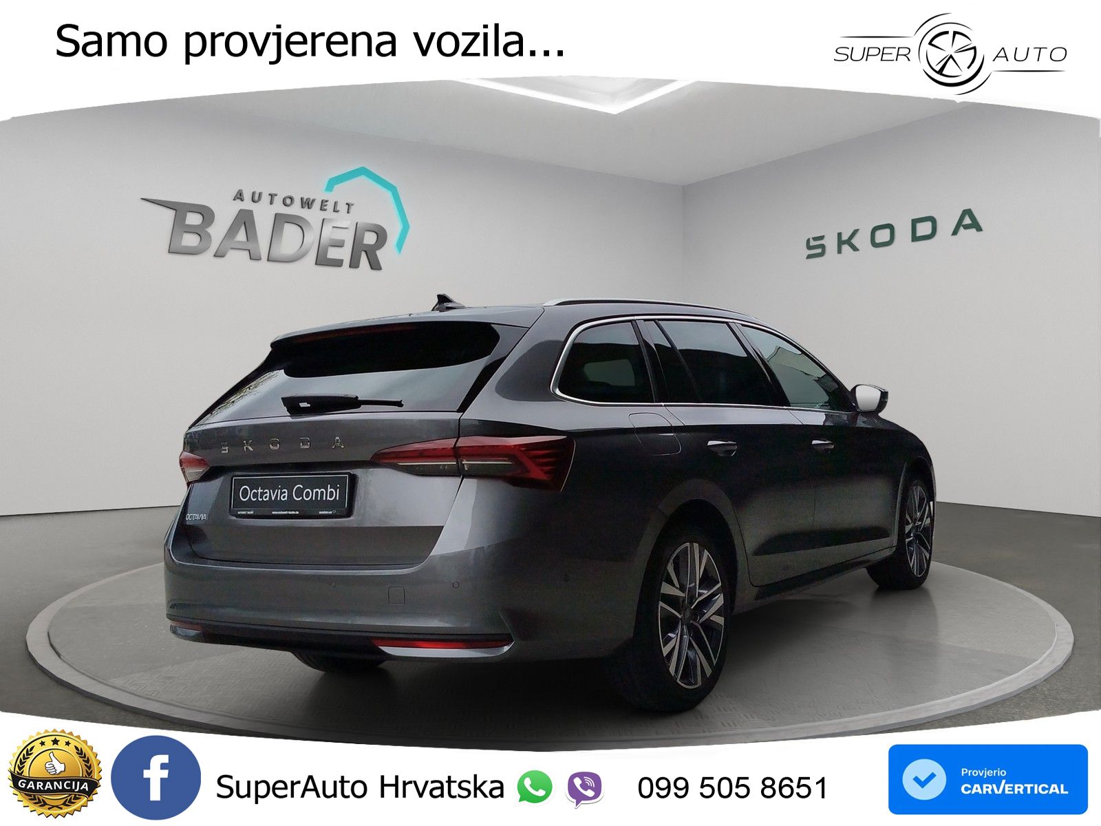 Škoda Octavia Combi 1.5 TSI (150 KS) DSG Selection LED+GR SJED+ACC