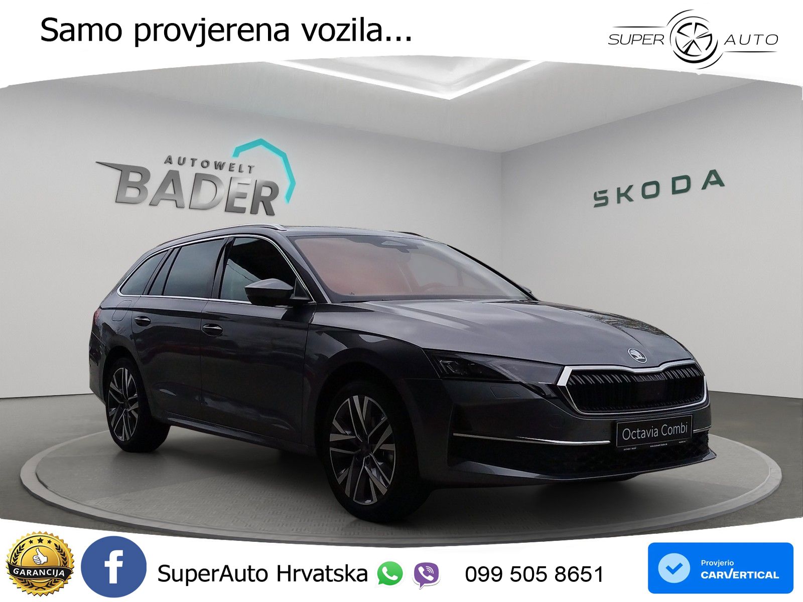 Škoda Octavia Combi 1.5 TSI (150 KS) DSG Selection LED+GR SJED+ACC