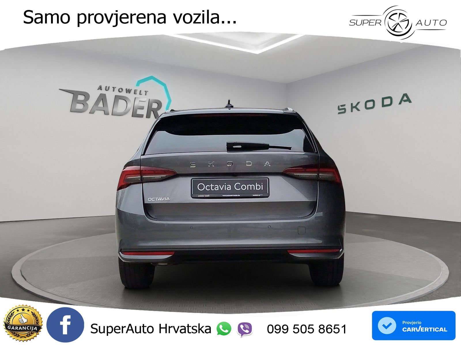 Škoda Octavia Combi 1.5 TSI (150 KS) DSG Selection LED+GR SJED+ACC