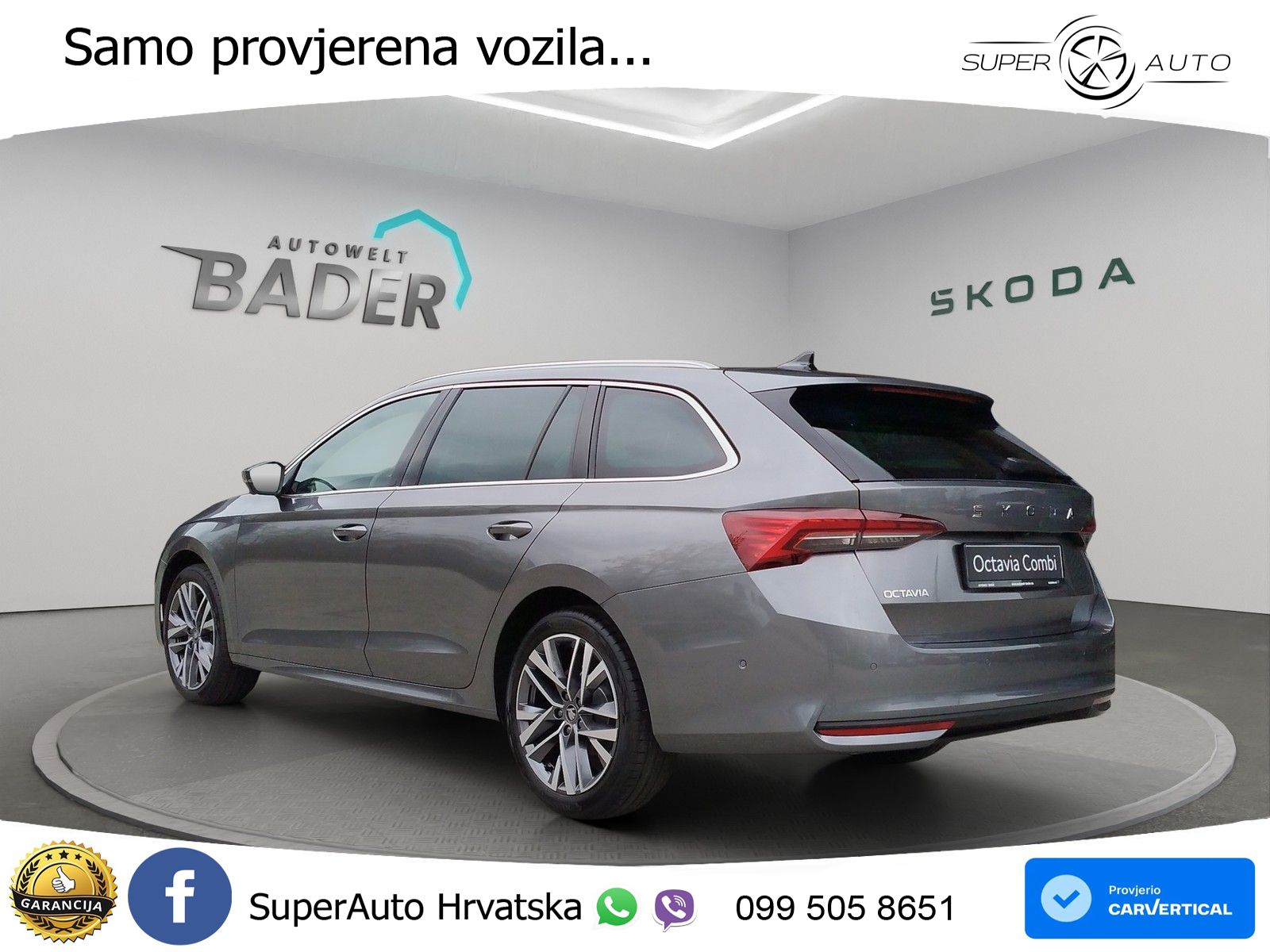 Škoda Octavia Combi 1.5 TSI (150 KS) DSG Selection LED+GR SJED+ACC
